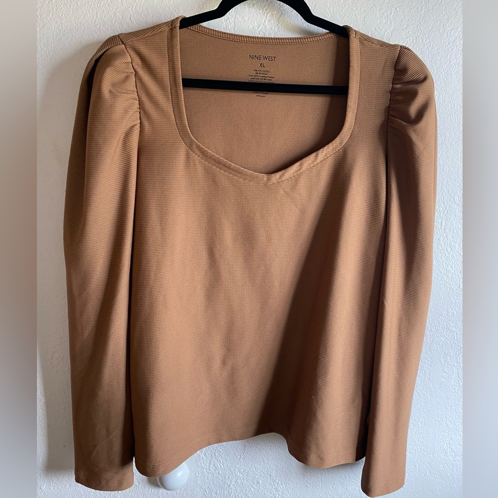 3/$20! Nine West Stretch Knot Top
